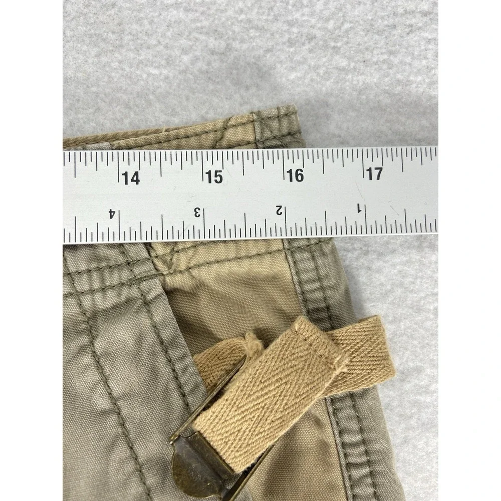 Vintage Polo Ralph Lauren Pants Womens 8 Khaki Paratrooper Military Cargo Y2K